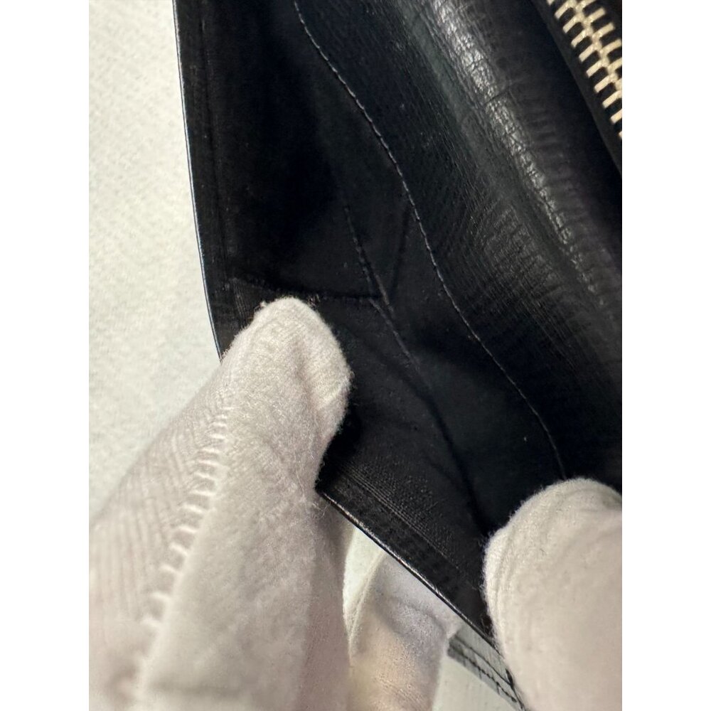 Burberry Black Leather Slim Zipper Wallet with COA - Picture 7 of 16